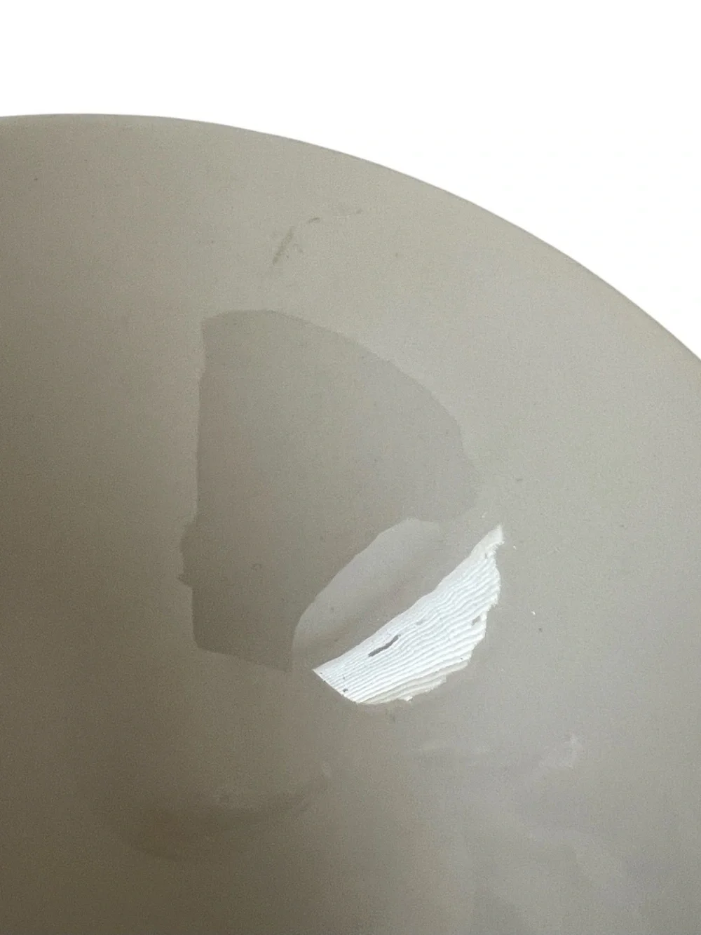 Vintage MCM Atomic Starburst Stellar Pedestal Dessert Fruit Bowl Cream 5.25”